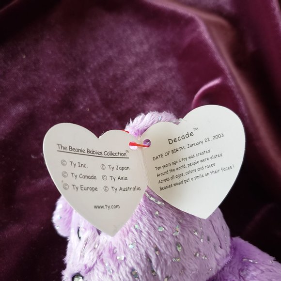 Ty Decade  Beanie Baby 10 year anniversary - Picture 3 of 10